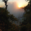 sharon osberg (SharonO) > The falls at sunset.  There's so much water flowing, it's difficult to see the actual falls through the heavy mist.  Every now and then, you can catch a peak, but it's short-lived.