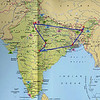 sharon osberg (SharonO) > India is a land of immense contrast. The sublime and the abysmal touch each other in ways that take your breath away.
Our 3-week journey through the Northeast part of the country was amazing, yet both physically and emotionally difficult. We stayed in 8 hotels or lodges; traveled by air 3 times, by train twice, and by car too many times to count.  Driving in India is as close to a death-wish experience as I ever hope to get.  

Papyrus Tours (England) organized our adventure. There were 5 of us in the group, plus the Papyrus leader, Geoff, his wife, Christine, and our guide from India, Dhruba. The tourists were Anne and Peter from Switzerland (David and I met them in Africa last year), Wendy and Winnie from Australia, and me.